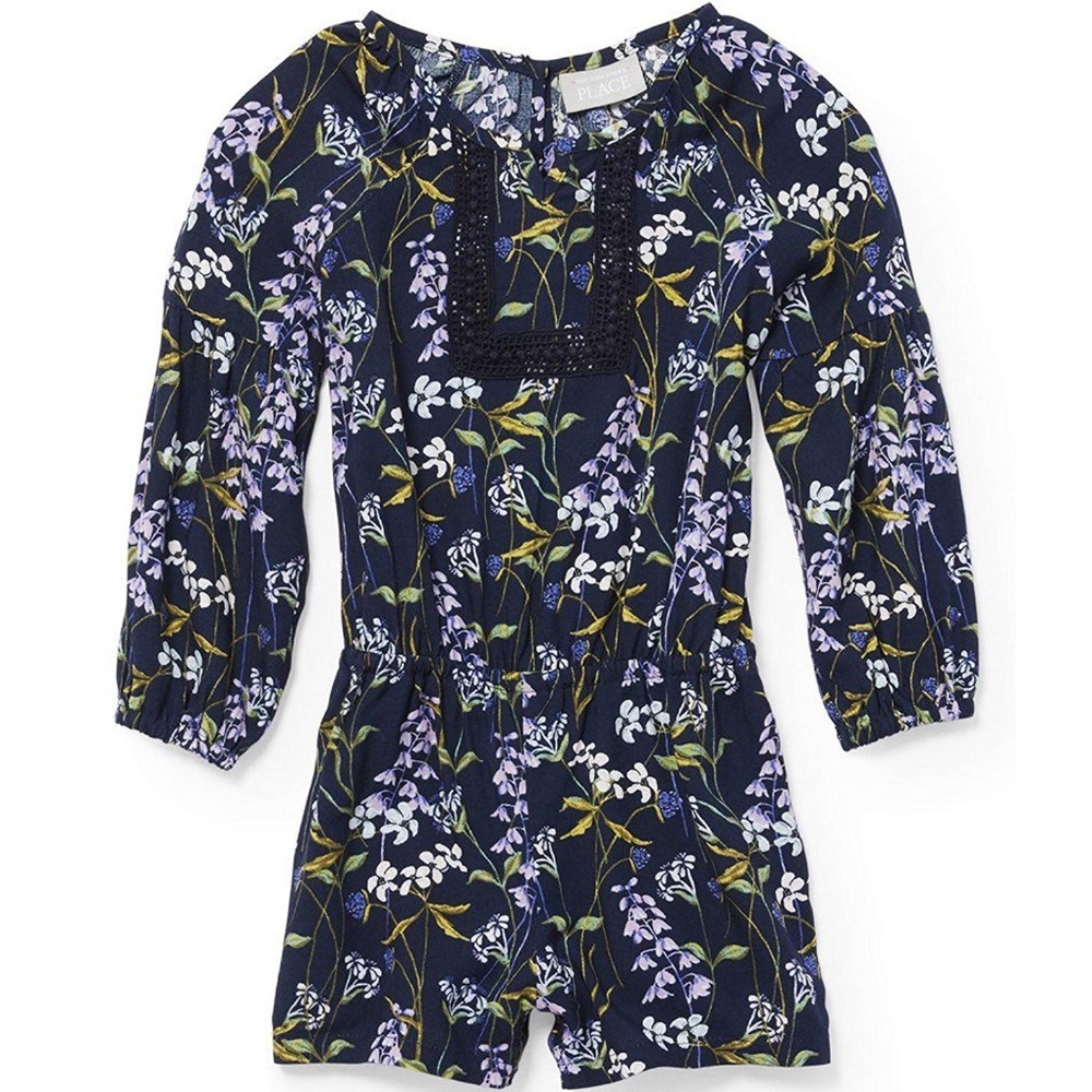 Girls Long sleeve Romper